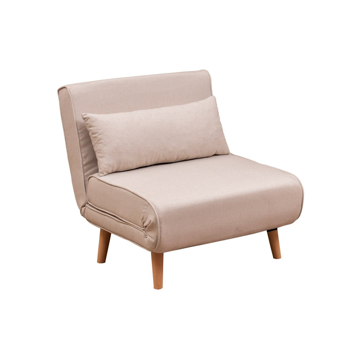 Fotoliu extensibil Folde Single, Diverse culori, 80x50x42 cm - Crem | SKU: 859FTN2331 | Fotoliu extensibil Folde Single, 80x50x42 cm, varianta Crem, produs pentru amenajarea locuinței, disponibil online în România la CasaMob