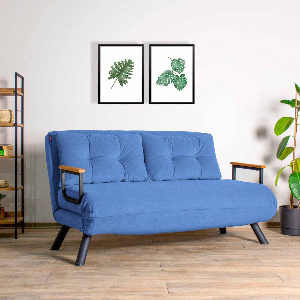 Canapea extensibilă 2 locuri Sando, Diverse culori, 133x50x41 cm - Albastru | SKU: 859FTN2707 | Canapea extensibilă 2 locuri Sando, 133x50x41 cm, varianta Albastru, produs pentru amenajarea locuinței, disponibil online în România la CasaMob