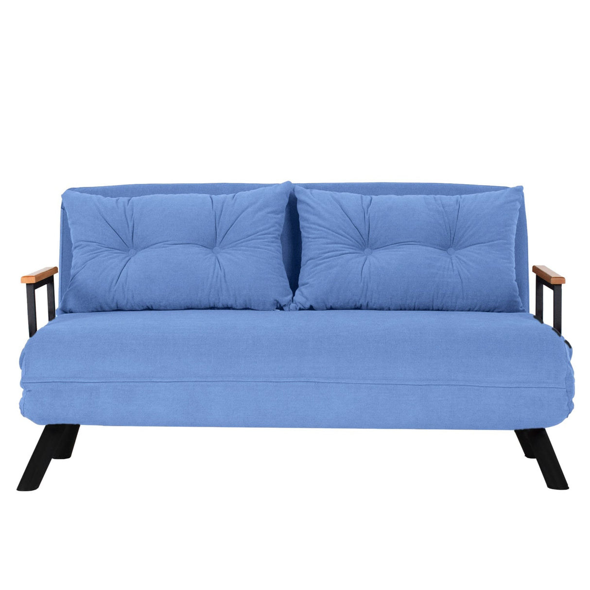 Canapea extensibilă 2 locuri Sando, Diverse culori, 133x50x41 cm - Albastru | SKU: 859FTN2707 | Canapea extensibilă 2 locuri Sando, 133x50x41 cm, varianta Albastru, produs pentru amenajarea locuinței, disponibil online în România la CasaMob
