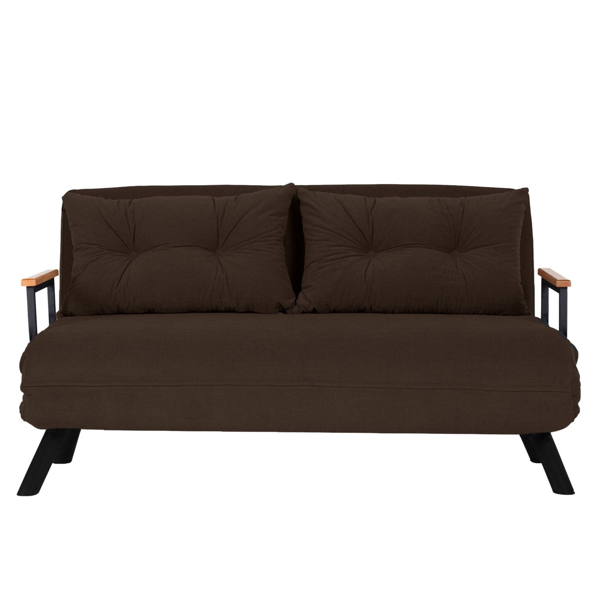 Canapea extensibilă 2 locuri Sando, Diverse culori, 133x50x41 cm - Maro | SKU: 859FTN2708 | Canapea extensibilă 2 locuri Sando, 133x50x41 cm, varianta Maro, produs pentru amenajarea locuinței, disponibil online în România la CasaMob