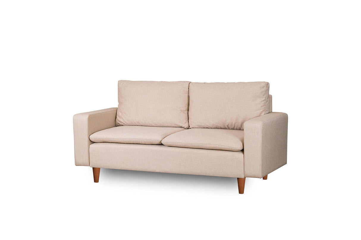Canapea fixă 2 locuri Lungo, Diverse culori, 150x52x46 cm - Crem | SKU: 859FTN2711 | Canapea fixă 2 locuri Lungo, 150x52x46 cm, varianta Crem, produs pentru amenajarea locuinței, disponibil online în România la CasaMob