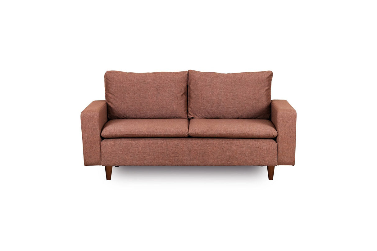 Canapea fixă 2 locuri Lungo, Diverse culori, 150x52x46 cm - Maro deschis | SKU: 859FTN2712 | Canapea fixă 2 locuri Lungo, 150x52x46 cm, varianta Maro deschis, produs pentru amenajarea locuinței, disponibil online în România la CasaMob