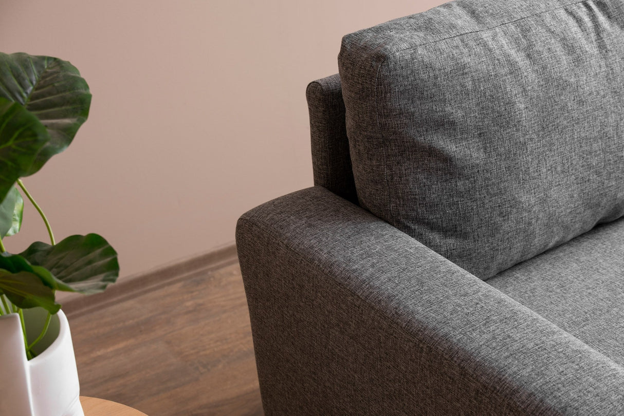 Canapea fixă 2 locuri Lungo, Diverse culori, 150x52x46 cm - Gri deschis | SKU: 859FTN2713 | Canapea fixă 2 locuri Lungo, 150x52x46 cm, varianta Gri deschis, produs pentru amenajarea locuinței, disponibil online în România la CasaMob
