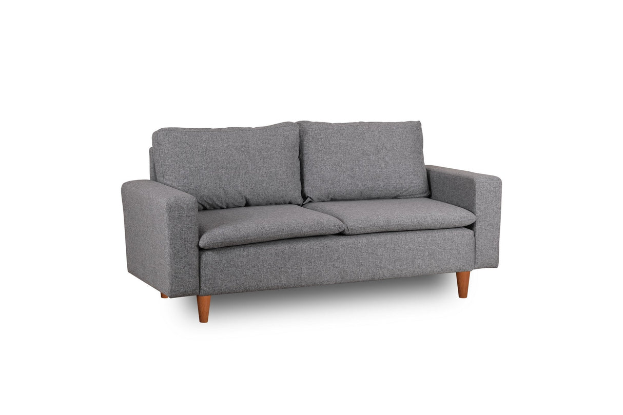 Canapea fixă 2 locuri Lungo, Diverse culori, 150x52x46 cm - Gri deschis | SKU: 859FTN2713 | Canapea fixă 2 locuri Lungo, 150x52x46 cm, varianta Gri deschis, produs pentru amenajarea locuinței, disponibil online în România la CasaMob