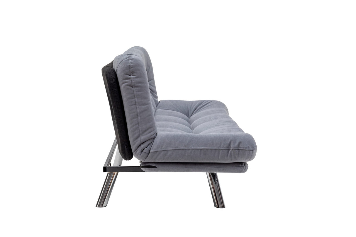 Canapea extensibilă 3 locuri Misa, Diverse culori, 175x52x40 cm - Gri mediu | SKU: 859FTN2802 | Canapea extensibilă 3 locuri Misa, 175x52x40 cm, varianta Gri mediu, produs pentru amenajarea locuinței, disponibil online în România la CasaMob
