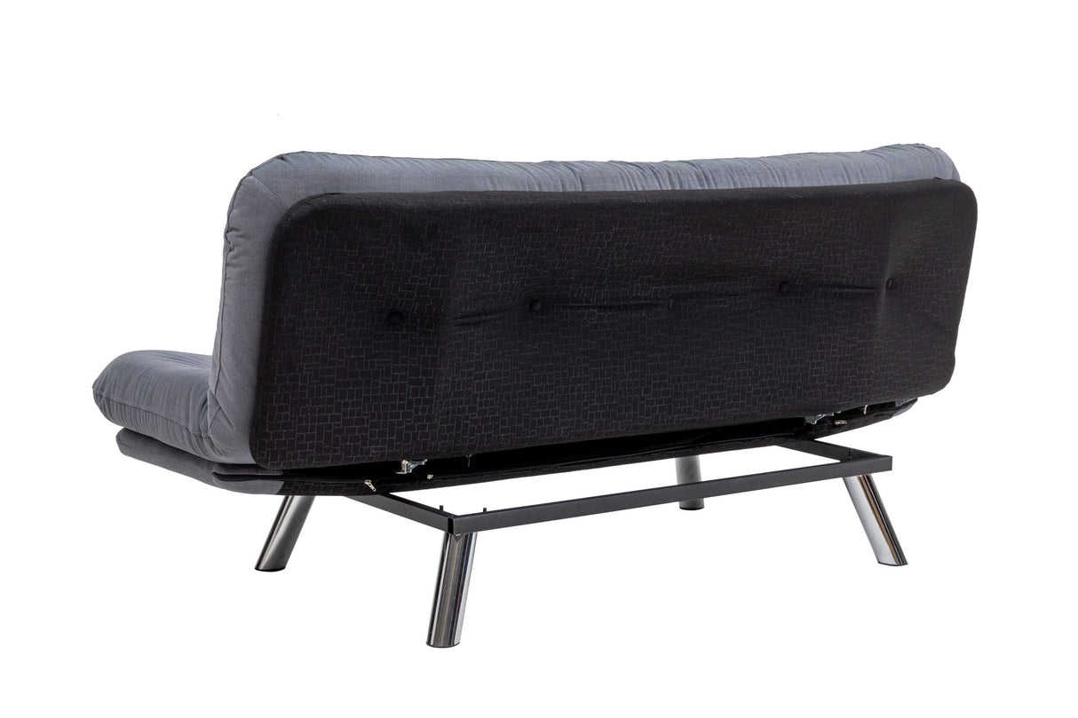 Canapea extensibilă 3 locuri Misa, Diverse culori, 175x52x40 cm - Gri mediu | SKU: 859FTN2802 | Canapea extensibilă 3 locuri Misa, 175x52x40 cm, varianta Gri mediu, produs pentru amenajarea locuinței, disponibil online în România la CasaMob