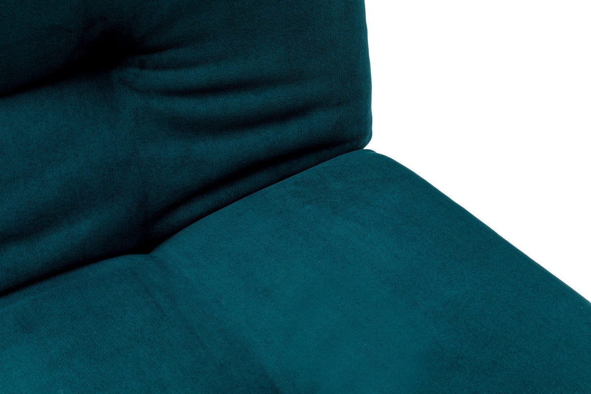 Canapea extensibilă 3 locuri Misa, Diverse culori, 175x52x40 cm - Verde petrol | SKU: 859FTN2803 | Canapea extensibilă 3 locuri Misa, 175x52x40 cm, varianta Verde petrol, produs pentru amenajarea locuinței, disponibil online în România la CasaMob