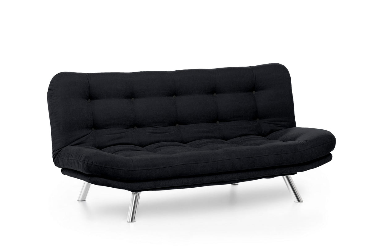 Canapea extensibilă 3 locuri Misa, Diverse culori, 200x105x95 cm - Negru | SKU: 859FTN2805 | Canapea extensibilă 3 locuri Misa, 200x105x95 cm, varianta Negru, produs pentru amenajarea locuinței, disponibil online în România la CasaMob