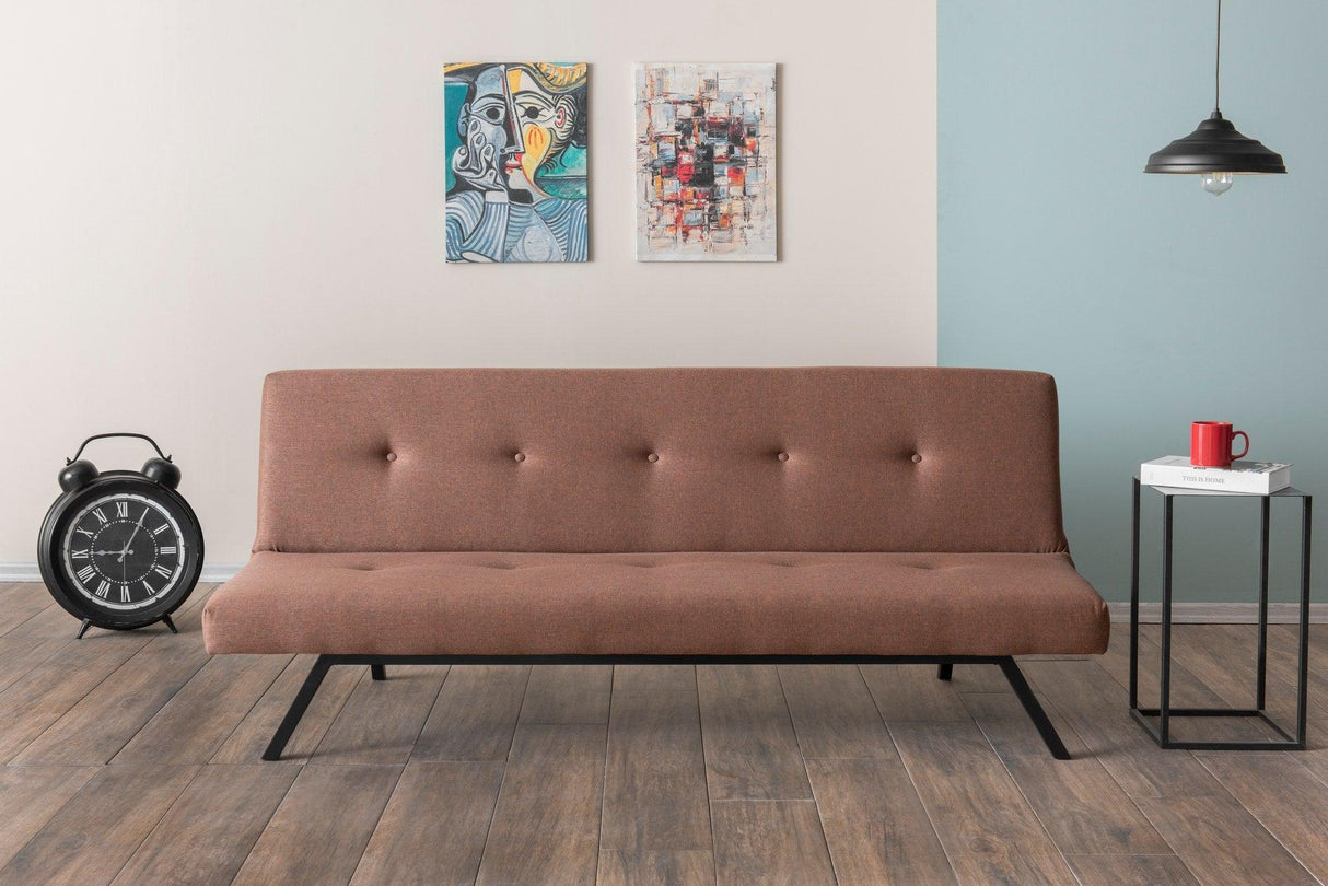 Canapea extensibilă 3 locuri Zola, Diverse culori, 180x78x55 cm - Maro | SKU: 859FTN2816 | Canapea extensibilă 3 locuri Zola, 180x78x55 cm, varianta Maro, produs pentru amenajarea locuinței, disponibil online în România la CasaMob