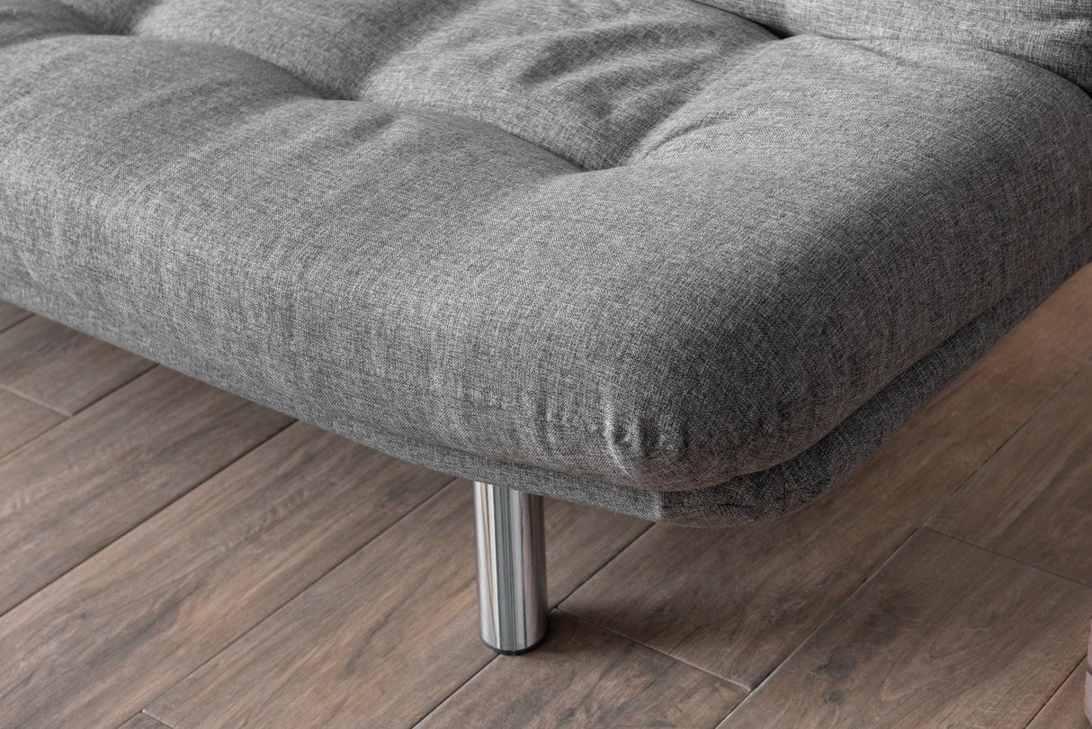Canapea extensibilă 3 locuri Misa, Diverse culori, 175x52x40 cm - Gri deschis | SKU: 859FTN2827 | Canapea extensibilă 3 locuri Misa, 175x52x40 cm, varianta Gri deschis, produs pentru amenajarea locuinței, disponibil online în România la CasaMob