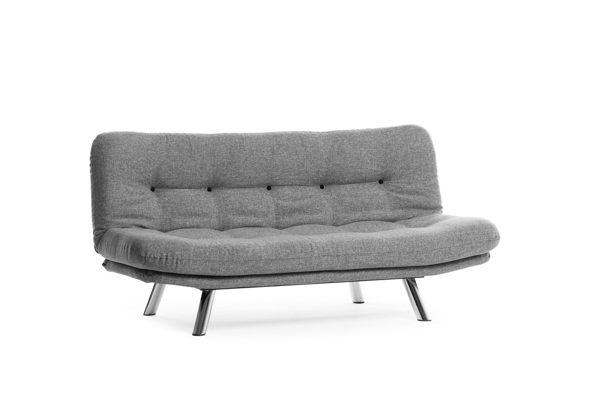 Canapea extensibilă 3 locuri Misa, Diverse culori, 175x52x40 cm - Gri deschis | SKU: 859FTN2827 | Canapea extensibilă 3 locuri Misa, 175x52x40 cm, varianta Gri deschis, produs pentru amenajarea locuinței, disponibil online în România la CasaMob