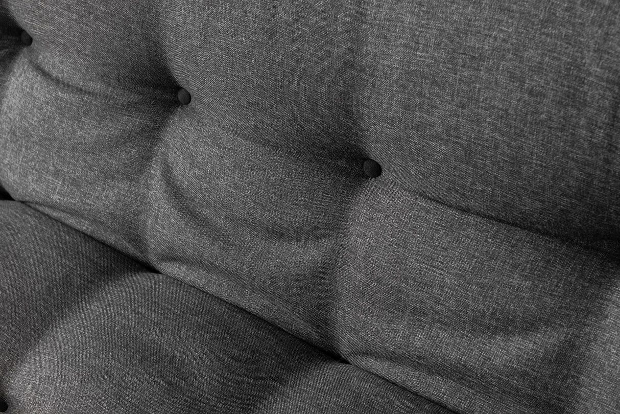 Canapea extensibilă 3 locuri Misa, Diverse culori, 175x52x40 cm - Gri închis | SKU: 859FTN2828 | Canapea extensibilă 3 locuri Misa, 175x52x40 cm, varianta Gri închis, produs pentru amenajarea locuinței, disponibil online în România la CasaMob