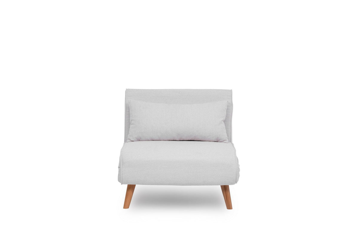 Fotoliu extensibil Folde Single - Teddy Fabric, Diverse culori, Diverse dimensiuni - Alb - 80x50x42 cm | SKU: 859FTN2832 | Fotoliu extensibil Folde Single - Teddy Fabric, varianta Alb - 80x50x42 cm, produs pentru amenajarea locuinței, disponibil online în România la CasaMob