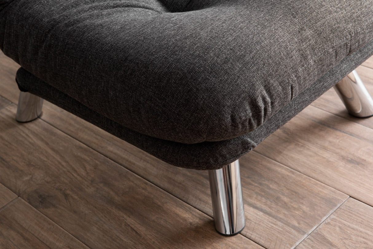 Fotoliu extensibil Misa Small Solo, Diverse culori, 70x52x40 cm - Gri închis | SKU: 859FTN2840 | Fotoliu extensibil Misa Small Solo, 70x52x40 cm, varianta Gri închis, produs pentru amenajarea locuinței, disponibil online în România la CasaMob