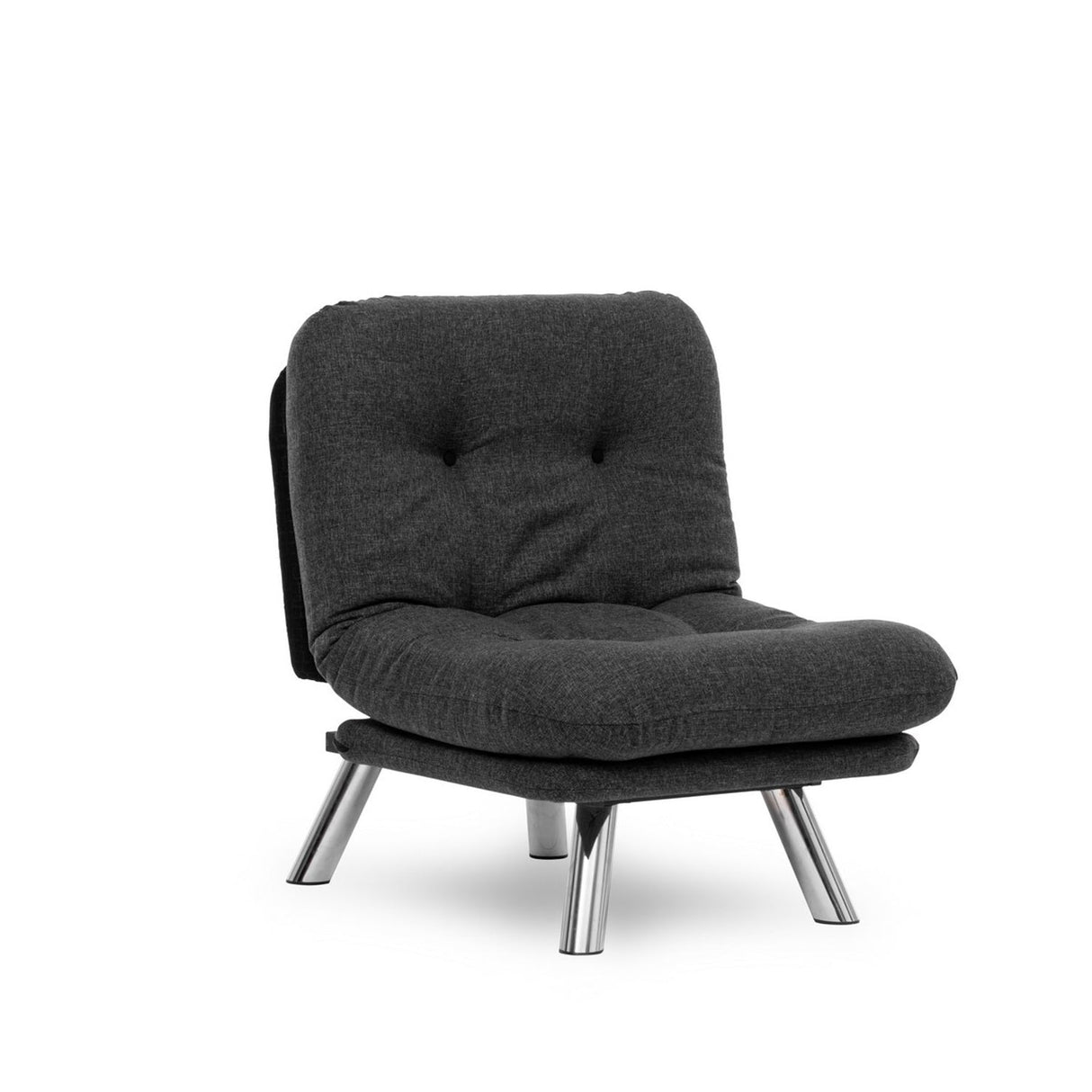 Fotoliu extensibil Misa Small Solo, Diverse culori, 70x52x40 cm - Gri închis | SKU: 859FTN2840 | Fotoliu extensibil Misa Small Solo, 70x52x40 cm, varianta Gri închis, produs pentru amenajarea locuinței, disponibil online în România la CasaMob