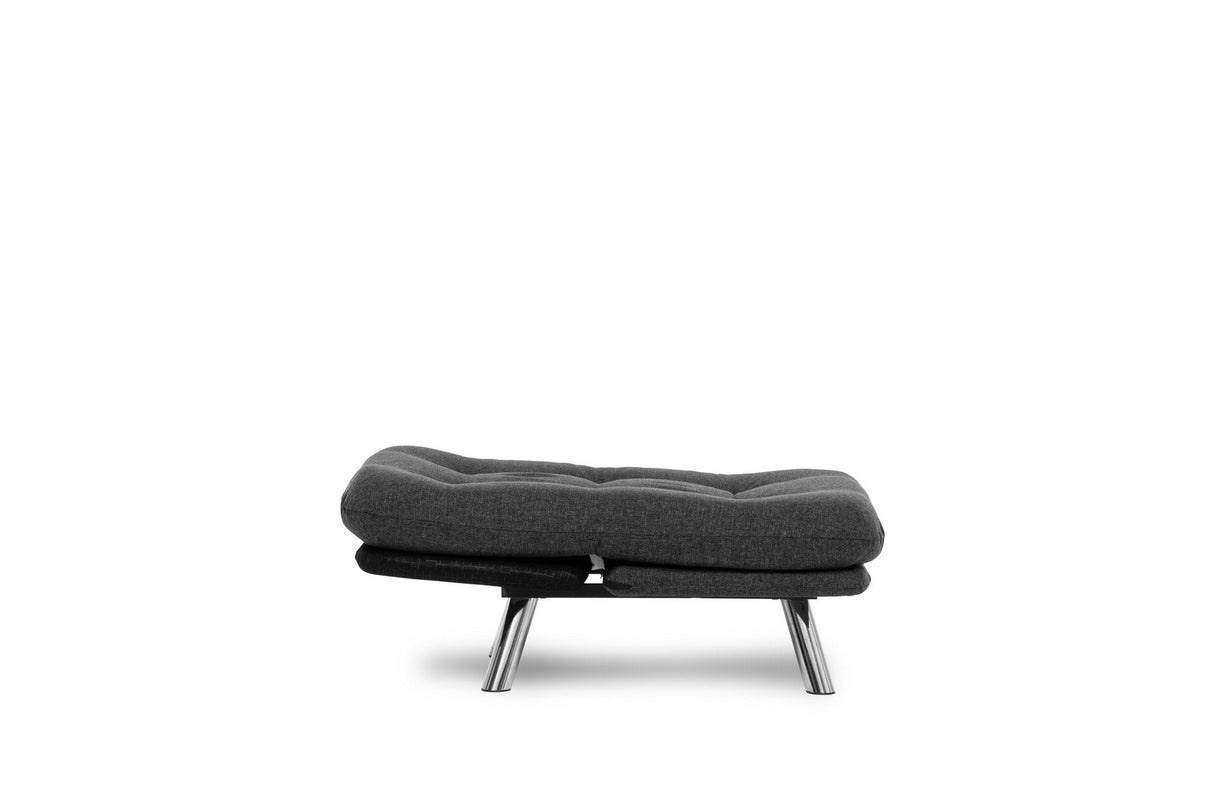 Fotoliu extensibil Misa Small Solo, Diverse culori, 70x52x40 cm - Gri închis | SKU: 859FTN2840 | Fotoliu extensibil Misa Small Solo, 70x52x40 cm, varianta Gri închis, produs pentru amenajarea locuinței, disponibil online în România la CasaMob