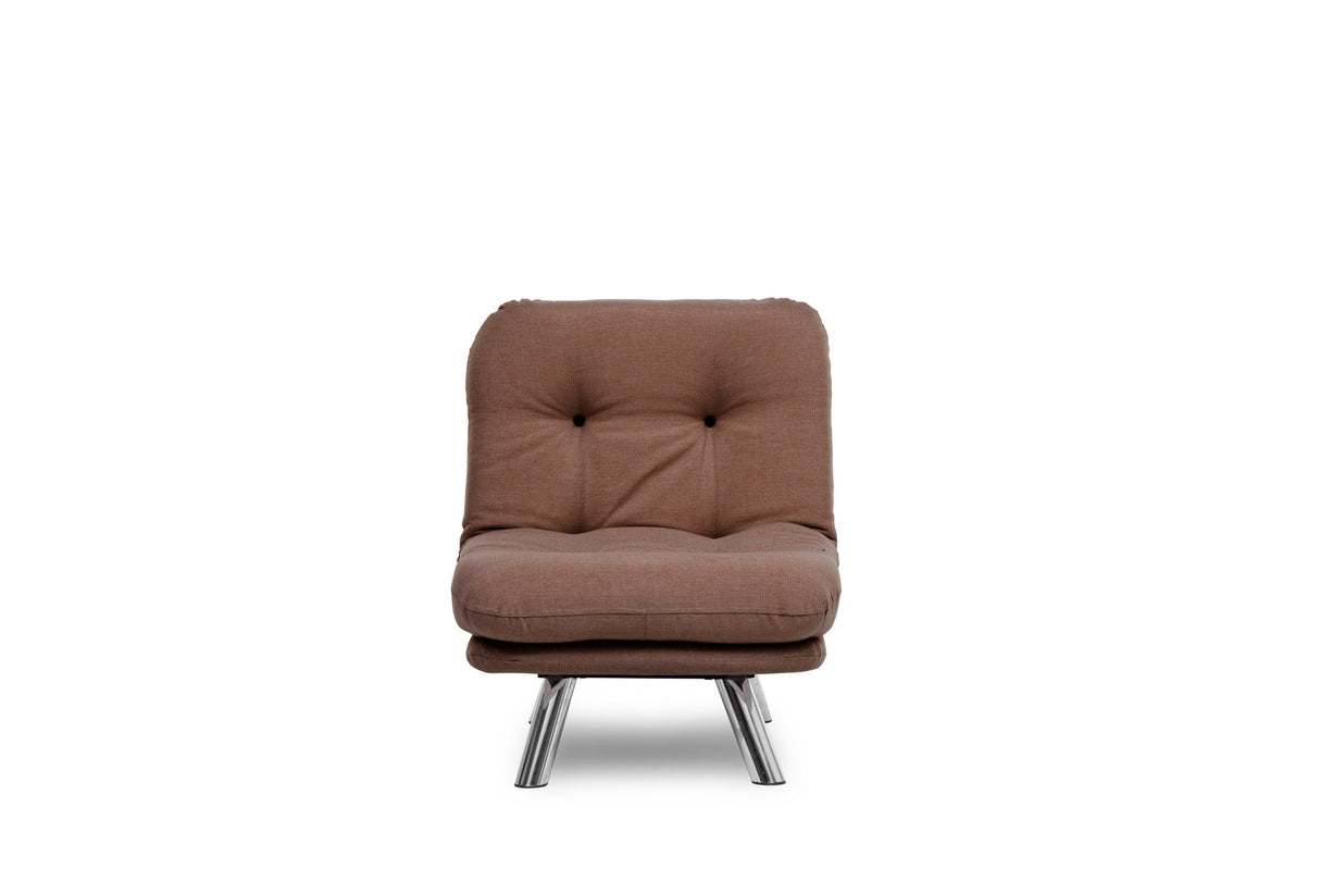 Fotoliu extensibil Misa Small Solo, Diverse culori, 70x52x40 cm - Maro deschis | SKU: 859FTN2842 | Fotoliu extensibil Misa Small Solo, 70x52x40 cm, varianta Maro deschis, produs pentru amenajarea locuinței, disponibil online în România la CasaMob