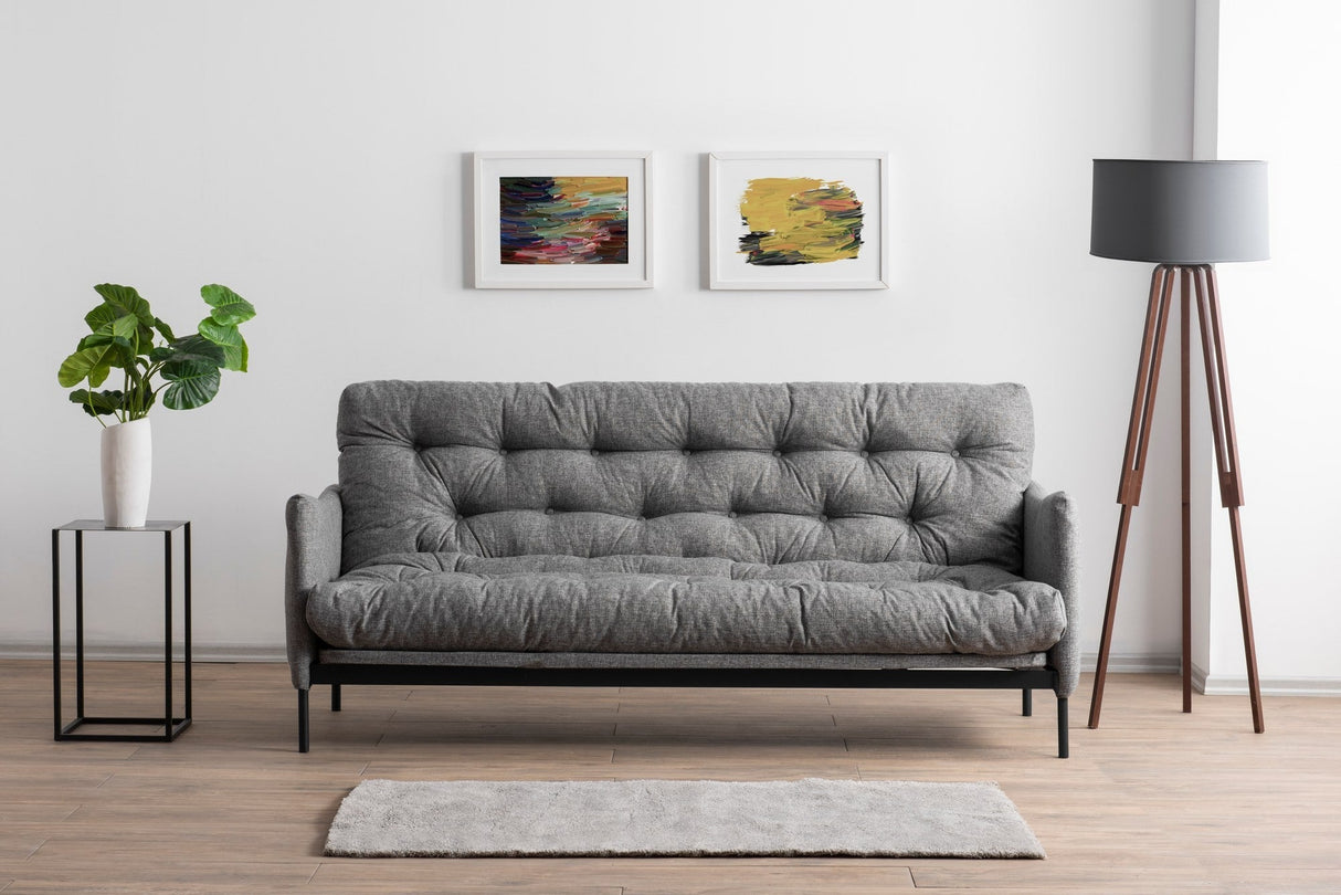 Canapea extensibilă 3 locuri Renge, Diverse culori, 200x43x48 cm - Gri deschis | SKU: 859FTN2851 | Canapea extensibilă 3 locuri Renge, 200x43x48 cm, varianta Gri deschis, produs pentru amenajarea locuinței, disponibil online în România la CasaMob