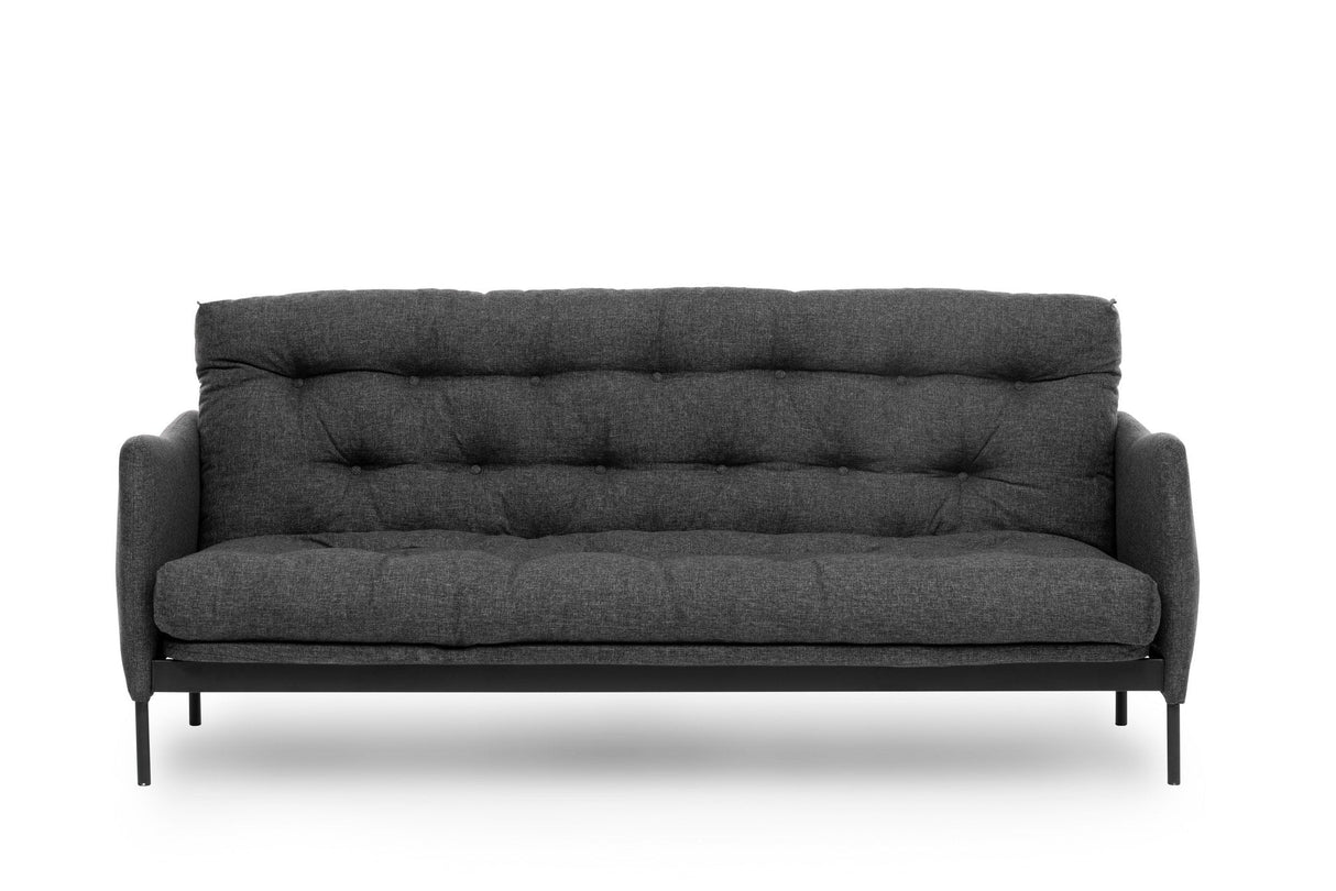 Canapea extensibilă 3 locuri Renge, Diverse culori, 200x43x48 cm - Gri închis | SKU: 859FTN2852 | Canapea extensibilă 3 locuri Renge, 200x43x48 cm, varianta Gri închis, produs pentru amenajarea locuinței, disponibil online în România la CasaMob