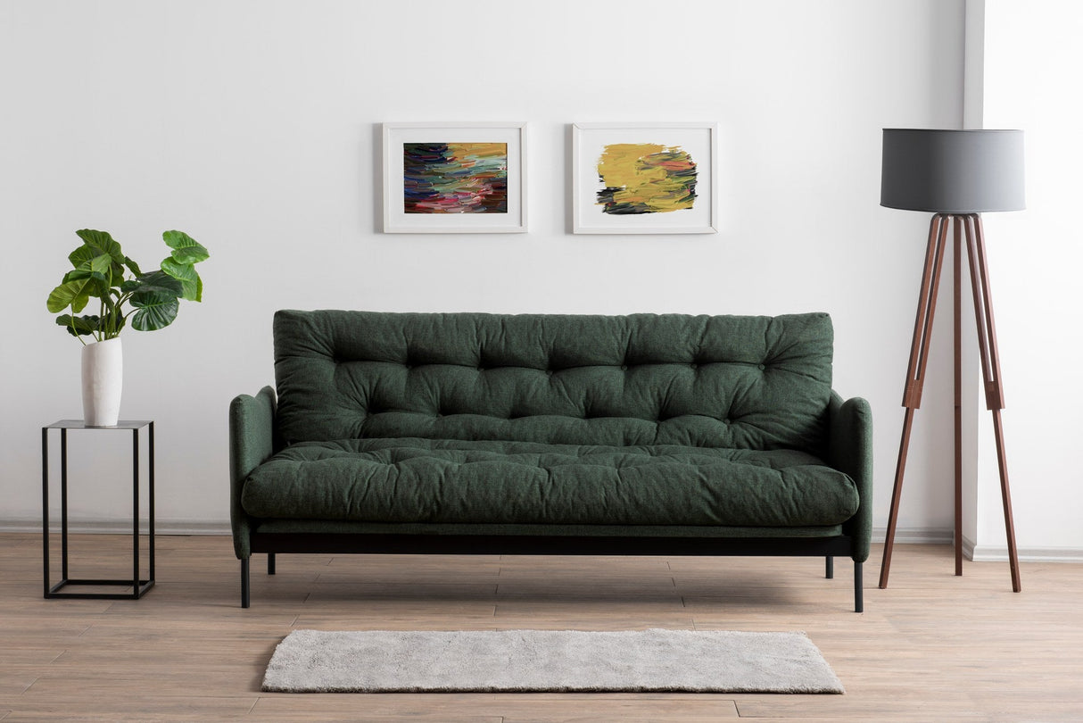 Canapea extensibilă 3 locuri Renge, Diverse culori, 200x43x48 cm - Verde | SKU: 859FTN2854 | Canapea extensibilă 3 locuri Renge, 200x43x48 cm, varianta Verde, produs pentru amenajarea locuinței, disponibil online în România la CasaMob