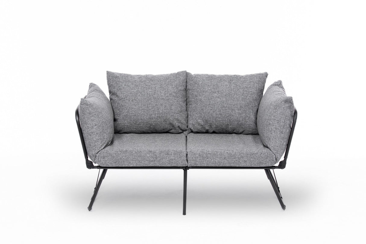 Canapea extensibilă 2 locuri Viper, Diverse culori, 150x60x78 cm - Gri deschis | SKU: 859FTN2857 | Canapea extensibilă 2 locuri Viper, 150x60x78 cm, varianta Gri deschis, produs pentru amenajarea locuinței, disponibil online în România la CasaMob
