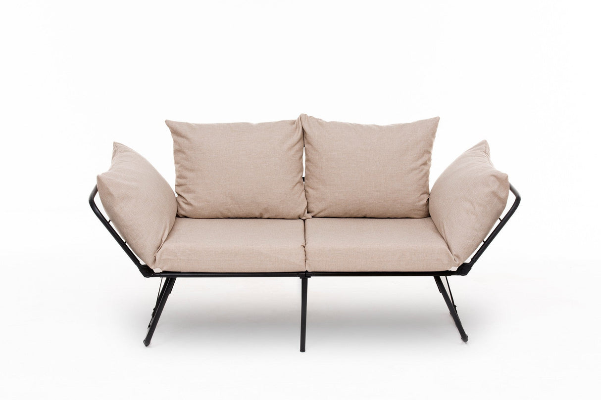 Canapea extensibilă 2 locuri Viper, Diverse culori, 150x60x78 cm - Crem | SKU: 859FTN2859 | Canapea extensibilă 2 locuri Viper, 150x60x78 cm, varianta Crem, produs pentru amenajarea locuinței, disponibil online în România la CasaMob