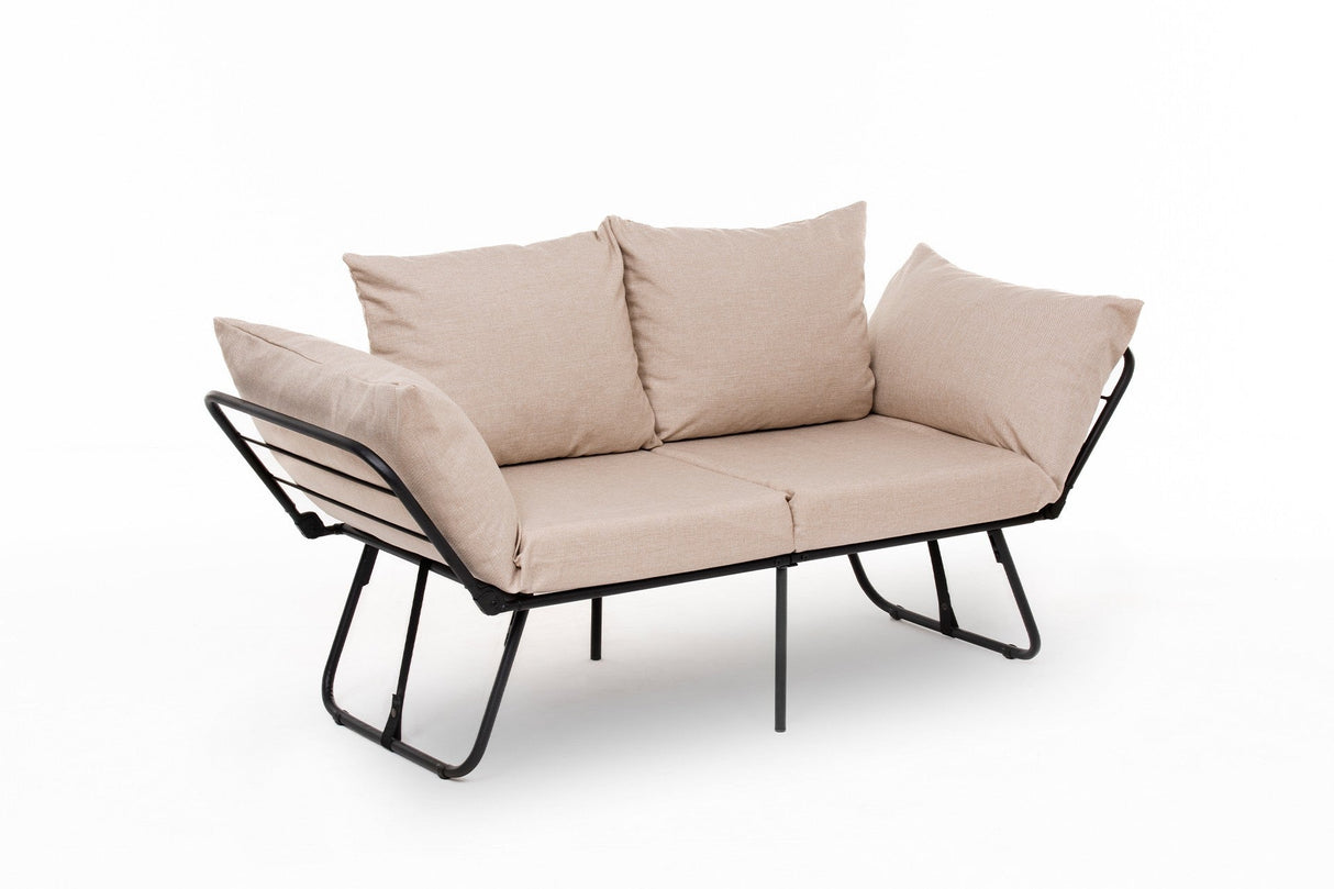 Canapea extensibilă 2 locuri Viper, Diverse culori, 150x60x78 cm - Crem | SKU: 859FTN2859 | Canapea extensibilă 2 locuri Viper, 150x60x78 cm, varianta Crem, produs pentru amenajarea locuinței, disponibil online în România la CasaMob