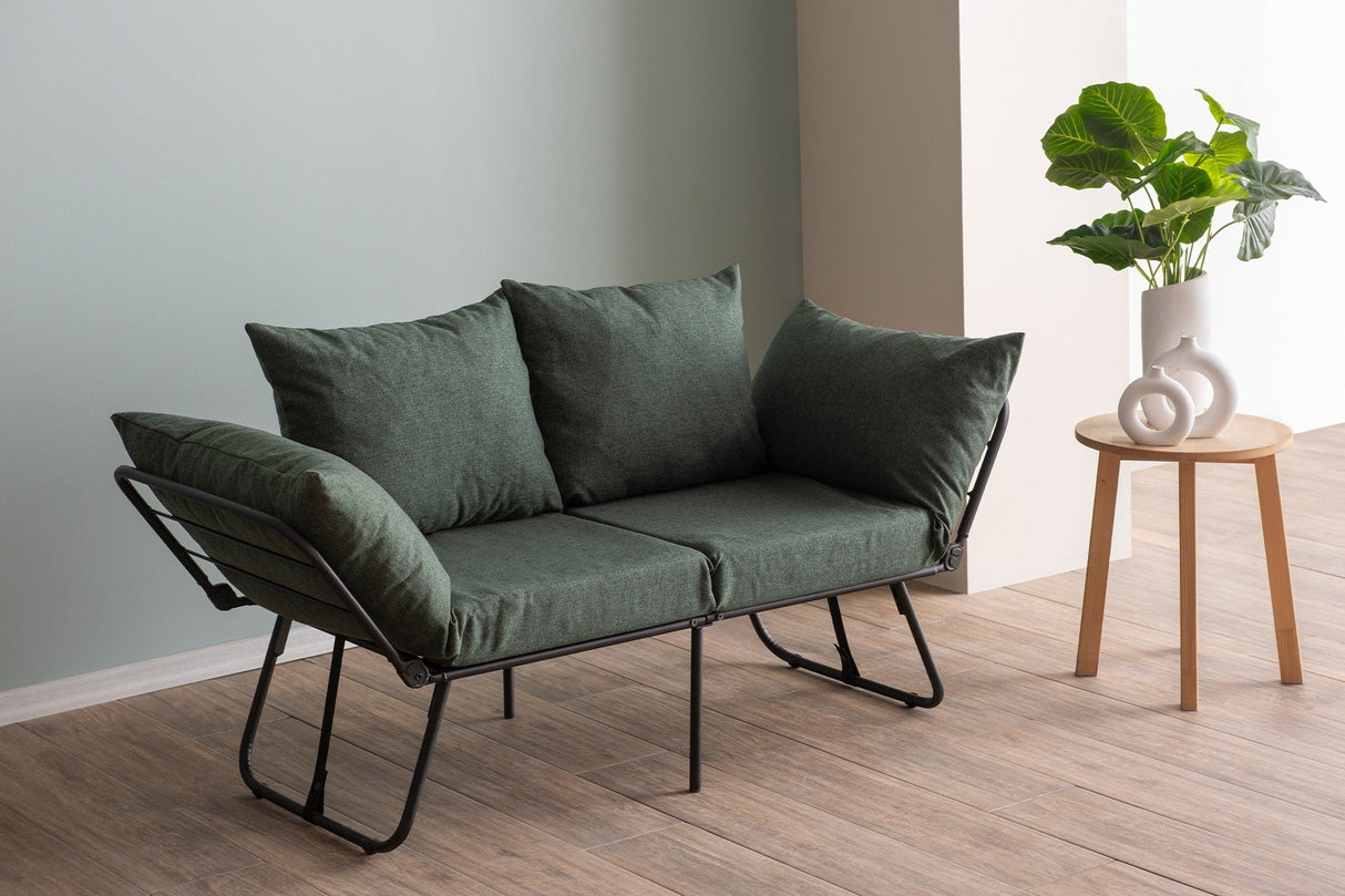 Canapea extensibilă 2 locuri Viper, Diverse culori, 150x60x78 cm - Verde | SKU: 859FTN2861 | Canapea extensibilă 2 locuri Viper, 150x60x78 cm, varianta Verde, produs pentru amenajarea locuinței, disponibil online în România la CasaMob