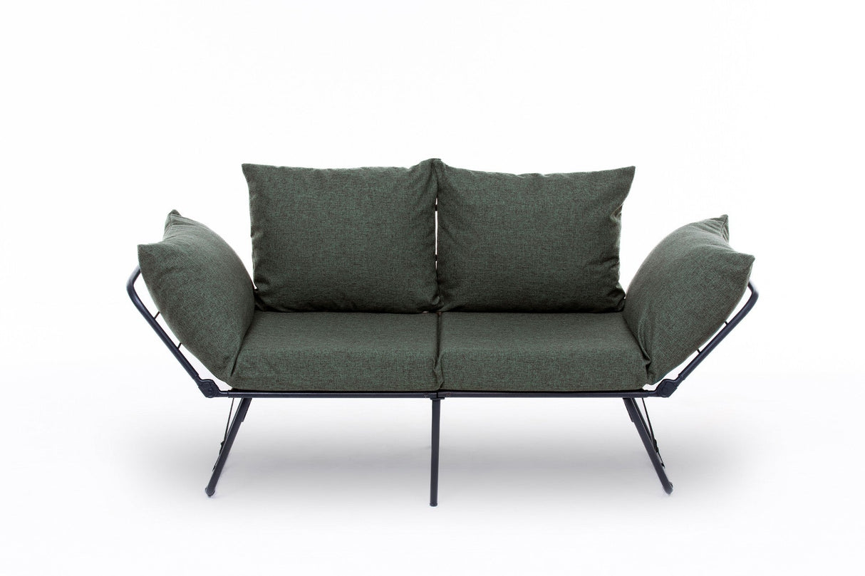 Canapea extensibilă 2 locuri Viper, Diverse culori, 150x60x78 cm - Verde | SKU: 859FTN2861 | Canapea extensibilă 2 locuri Viper, 150x60x78 cm, varianta Verde, produs pentru amenajarea locuinței, disponibil online în România la CasaMob