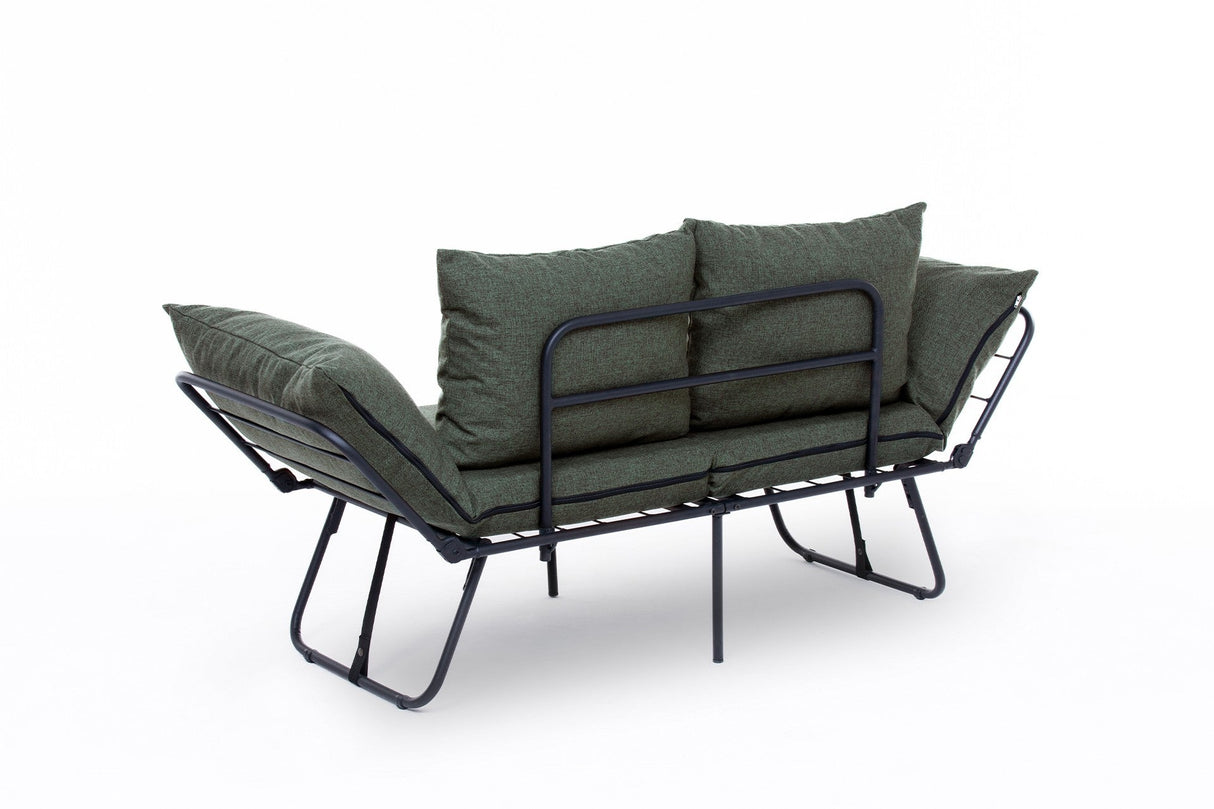 Canapea extensibilă 2 locuri Viper, Diverse culori, 150x60x78 cm - Verde | SKU: 859FTN2861 | Canapea extensibilă 2 locuri Viper, 150x60x78 cm, varianta Verde, produs pentru amenajarea locuinței, disponibil online în România la CasaMob