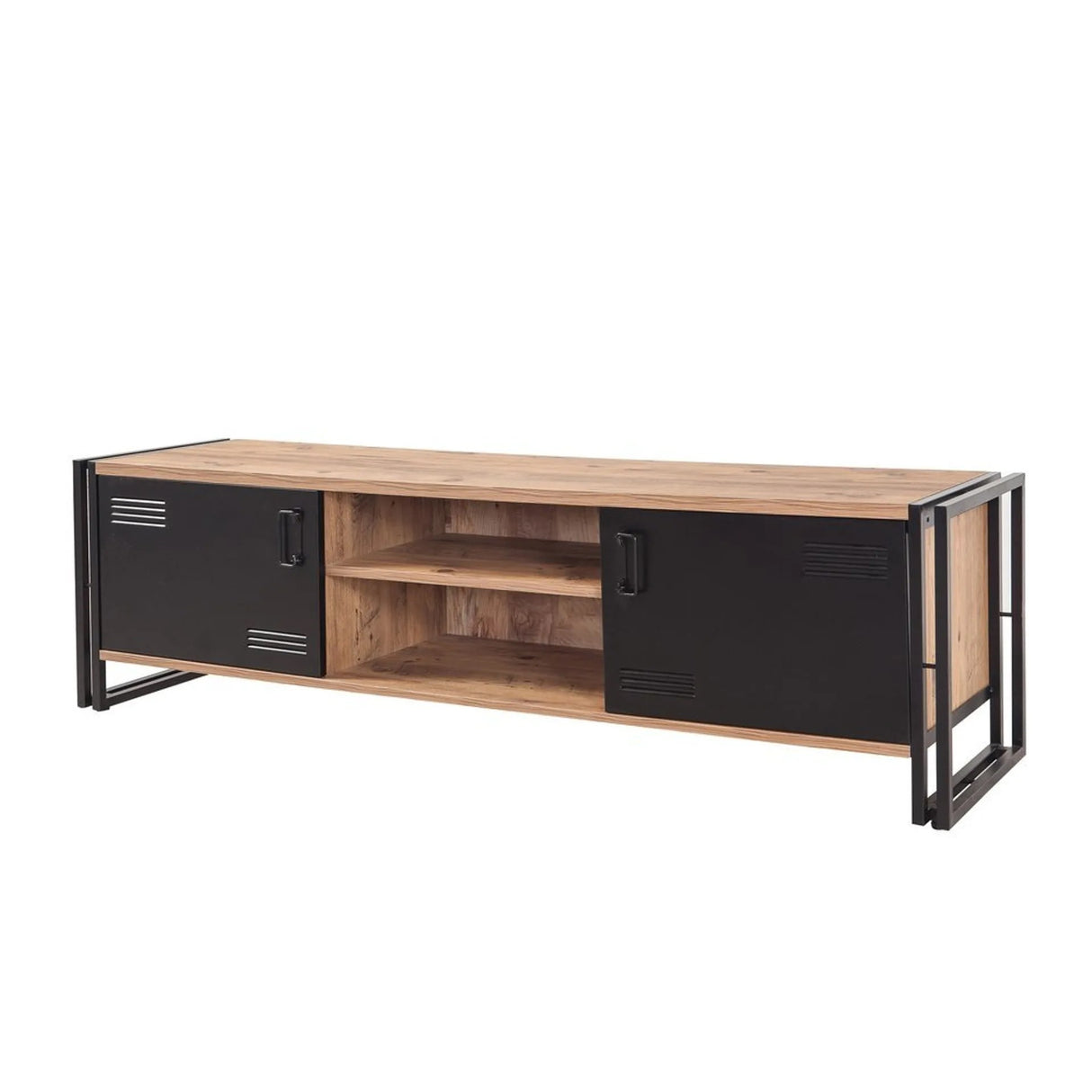 Set mobilă pentru sufragerie Cosmo Takım 23, Pin atlantic - Negru, 180x45x50 cm