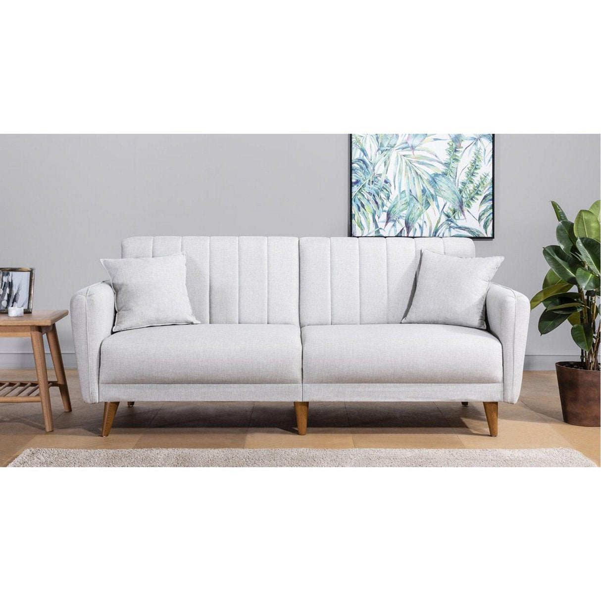 Canapea extensibilă Tetra, 3 locuri, Diverse culori - Gri deschis | SKU: 867UNQ1313 | Canapea extensibilă Tetra, 3 locuri, varianta Gri deschis, produs pentru amenajarea locuinței, disponibil online în România la CasaMob