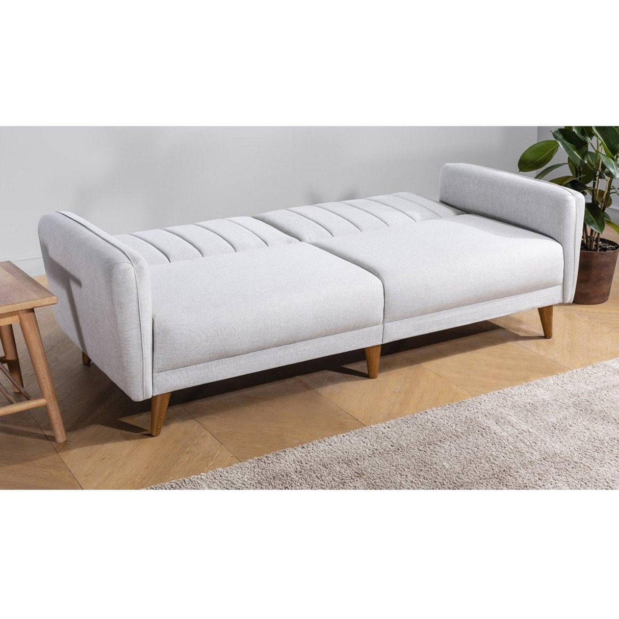 Canapea extensibilă Tetra, 3 locuri, Diverse culori - Gri deschis | SKU: 867UNQ1313 | Canapea extensibilă Tetra, 3 locuri, varianta Gri deschis, produs pentru amenajarea locuinței, disponibil online în România la CasaMob