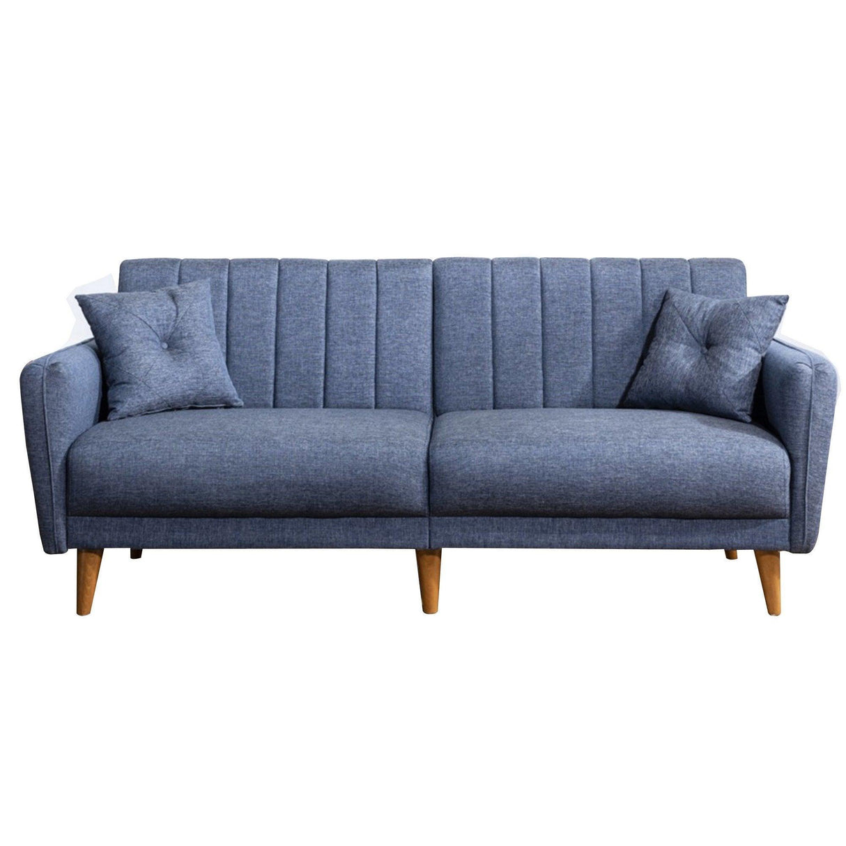 Canapea extensibilă Tetra, 3 locuri, Diverse culori - Albastru | SKU: 867UNQ1314 | Canapea extensibilă Tetra, 3 locuri, varianta Albastru, produs pentru amenajarea locuinței, disponibil online în România la CasaMob