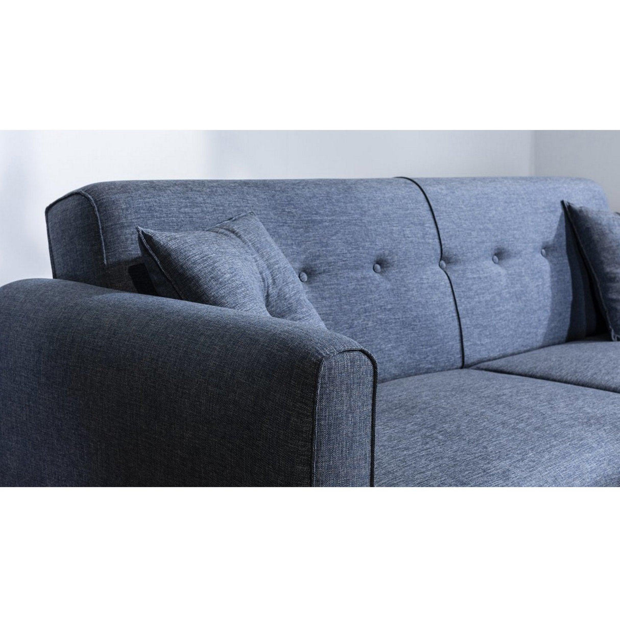 Canapea extensibilă Aria, 3 locuri, Diverse culori, 205x80x85 cm - Albastru | SKU: 867UNQ1325 | Canapea extensibilă Aria, 3 locuri, 205x80x85 cm, varianta Albastru, produs pentru amenajarea locuinței, disponibil online în România la CasaMob
