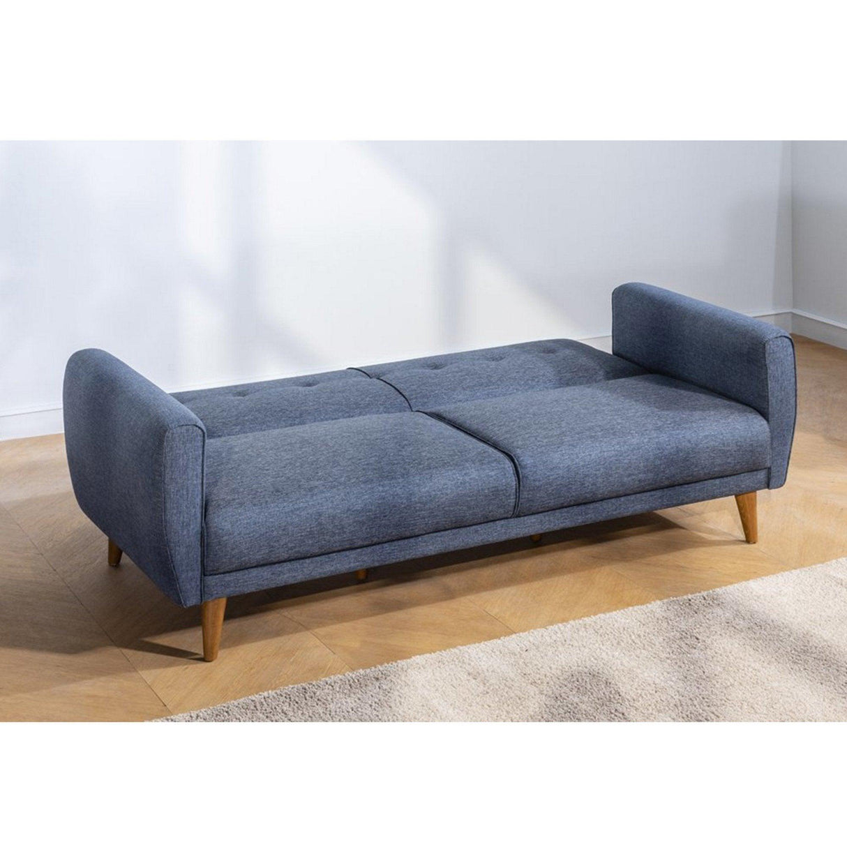 Canapea extensibilă Aria, 3 locuri, Diverse culori, 205x80x85 cm - Albastru | SKU: 867UNQ1325 | Canapea extensibilă Aria, 3 locuri, 205x80x85 cm, varianta Albastru, produs pentru amenajarea locuinței, disponibil online în România la CasaMob