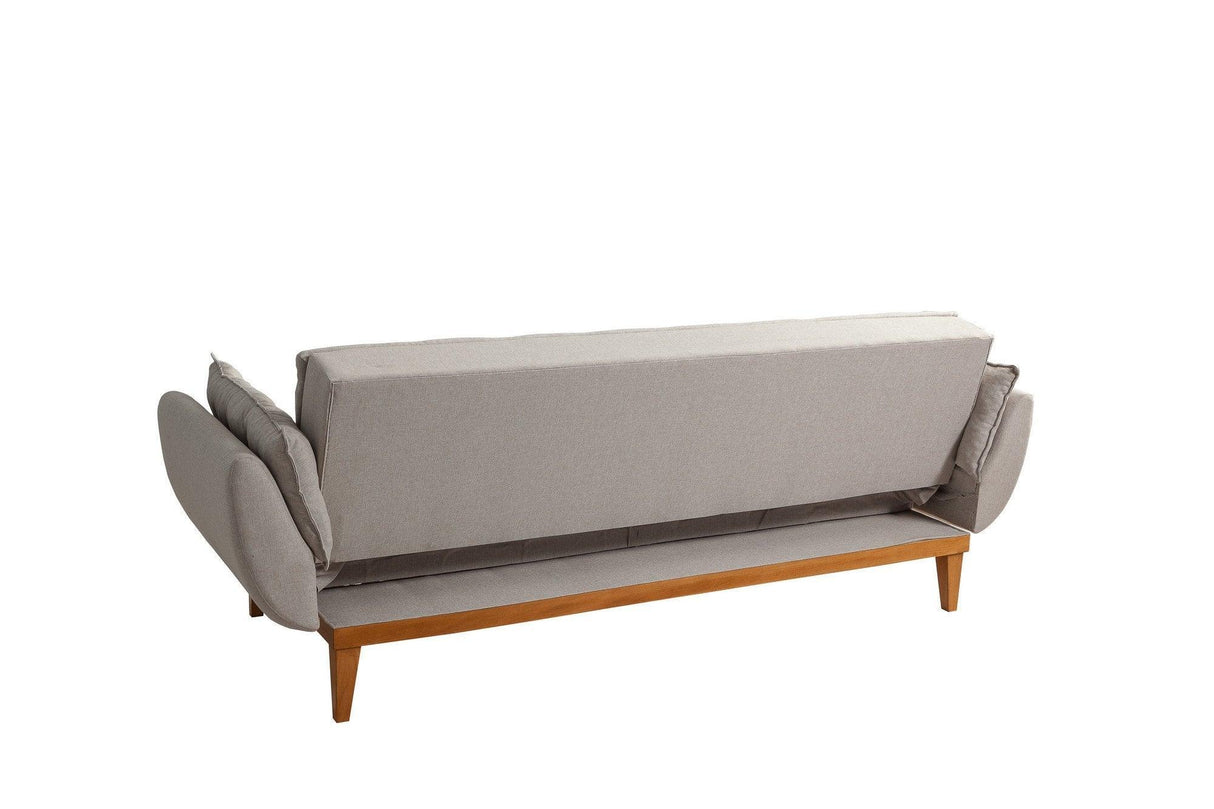 Canapea extensibilă 3 locuri Fiona, Diverse culori, 217x82x80 cm - Crem | SKU: 867UNQ1330 | Canapea extensibilă 3 locuri Fiona, 217x82x80 cm, varianta Crem, produs pentru amenajarea locuinței, disponibil online în România la CasaMob