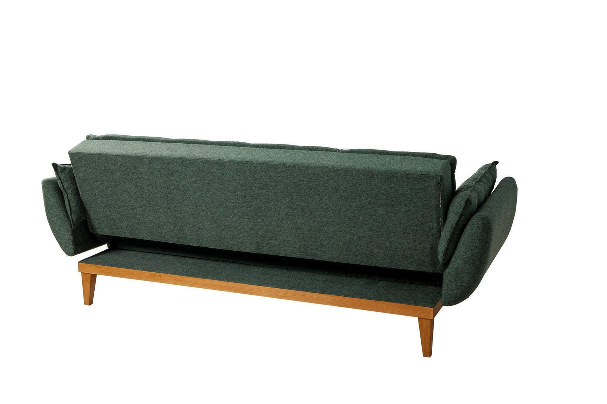 Canapea extensibilă 3 locuri Fiona, Diverse culori, 217x82x80 cm - Verde | SKU: 867UNQ1332 | Canapea extensibilă 3 locuri Fiona, 217x82x80 cm, varianta Verde, produs pentru amenajarea locuinței, disponibil online în România la CasaMob