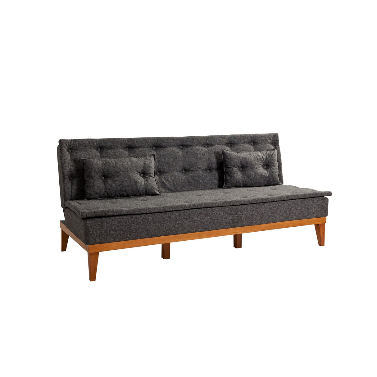 Canapea extensibilă 3 locuri Fuoco, Diverse culori, 184x80x80 cm - Antracit | SKU: 867UNQ1333 | Canapea extensibilă 3 locuri Fuoco, 184x80x80 cm, varianta Antracit, produs pentru amenajarea locuinței, disponibil online în România la CasaMob