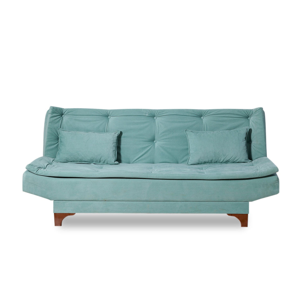 Canapea extensibilă 3 locuri Kelebek, Diverse culori, 190x85x90 cm - Verde marin | SKU: 867UNQ1343 | Canapea extensibilă 3 locuri Kelebek, 190x85x90 cm, varianta Verde marin, produs pentru amenajarea locuinței, disponibil online în România la CasaMob