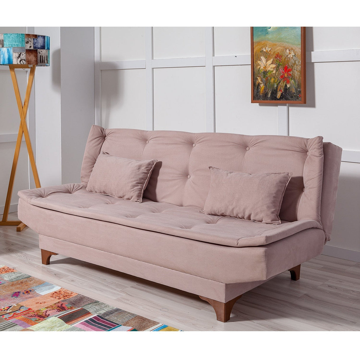 Canapea extensibilă 3 locuri Kelebek, Diverse culori, 190x85x90 cm - Rock | SKU: 867UNQ1350 | Canapea extensibilă 3 locuri Kelebek, 190x85x90 cm, varianta Rock, produs pentru amenajarea locuinței, disponibil online în România la CasaMob