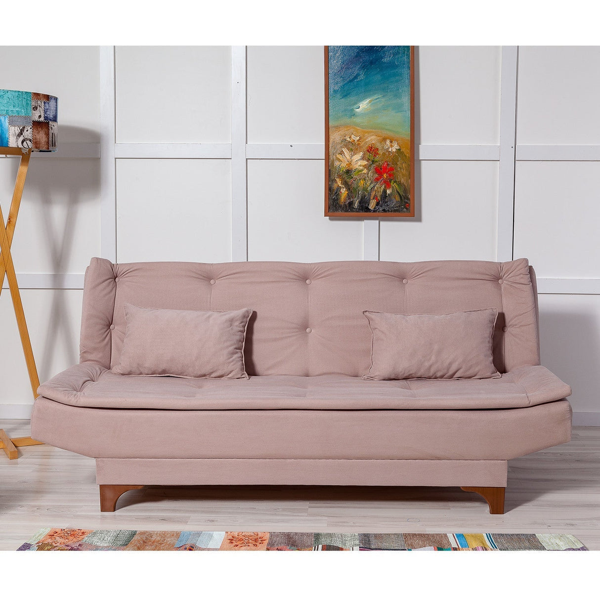 Canapea extensibilă 3 locuri Kelebek, Diverse culori, 190x85x90 cm - Rock | SKU: 867UNQ1350 | Canapea extensibilă 3 locuri Kelebek, 190x85x90 cm, varianta Rock, produs pentru amenajarea locuinței, disponibil online în România la CasaMob