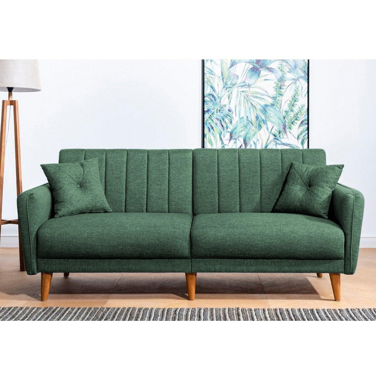 Canapea extensibilă Tetra, 3 locuri, Diverse culori - Verde | SKU: 867UNQ1359 | Canapea extensibilă Tetra, 3 locuri, varianta Verde, produs pentru amenajarea locuinței, disponibil online în România la CasaMob