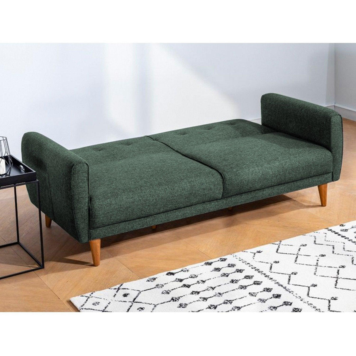 Canapea extensibilă Aria, 3 locuri, Diverse culori, 205x80x85 cm - Verde | SKU: 867UNQ1361 | Canapea extensibilă Aria, 3 locuri, 205x80x85 cm, varianta Verde, produs pentru amenajarea locuinței, disponibil online în România la CasaMob