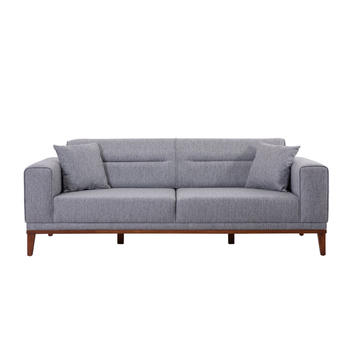 Canapea extensibilă 3 locuri Liones, 34, Gri, 223x94x82 cm