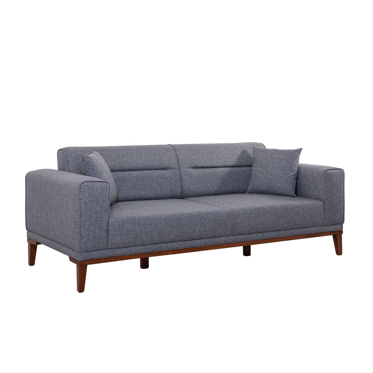 Canapea extensibilă 3 locuri Liones, 35, Gri închis, 223x94x82 cm
