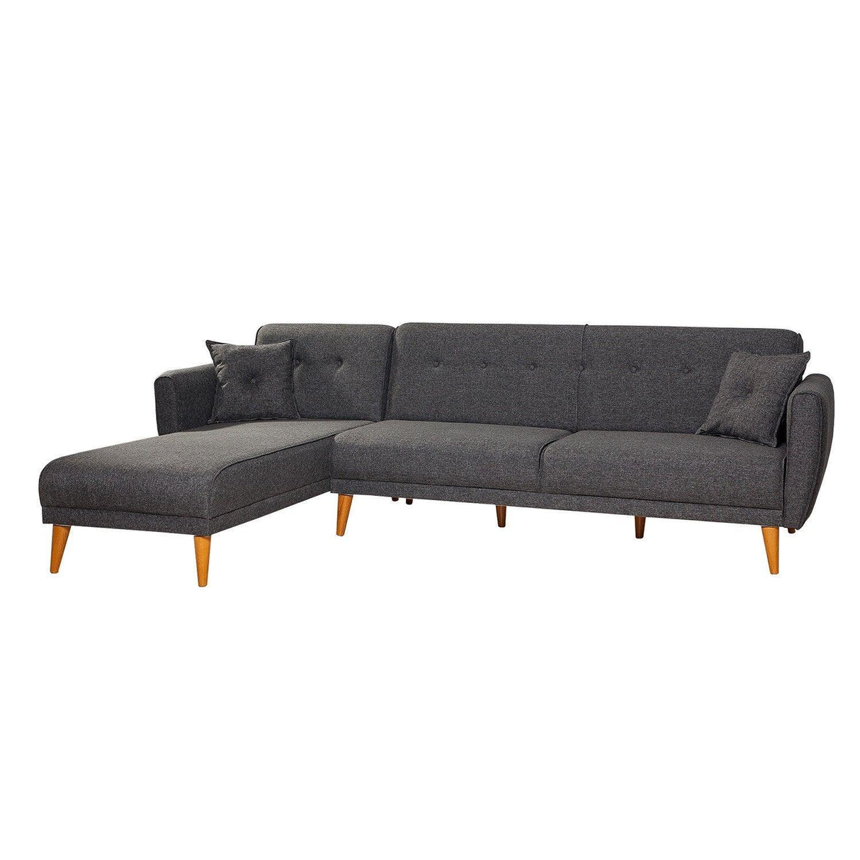 Canapea extensibilă Aria, Colț, Diverse culori, 277x175x86 cm - Antracit | SKU: 867UNQ1407 | Canapea extensibilă Aria, Colț, 277x175x86 cm, varianta Antracit, produs pentru amenajarea locuinței, disponibil online în România la CasaMob