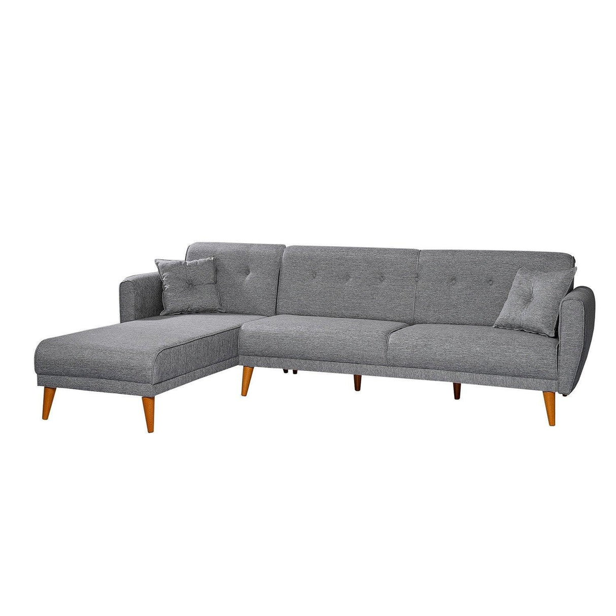 Canapea extensibilă Aria, Colț, Diverse culori, 277x175x86 cm - Gri închis | SKU: 867UNQ1410 | Canapea extensibilă Aria, Colț, 277x175x86 cm, varianta Gri închis, produs pentru amenajarea locuinței, disponibil online în România la CasaMob