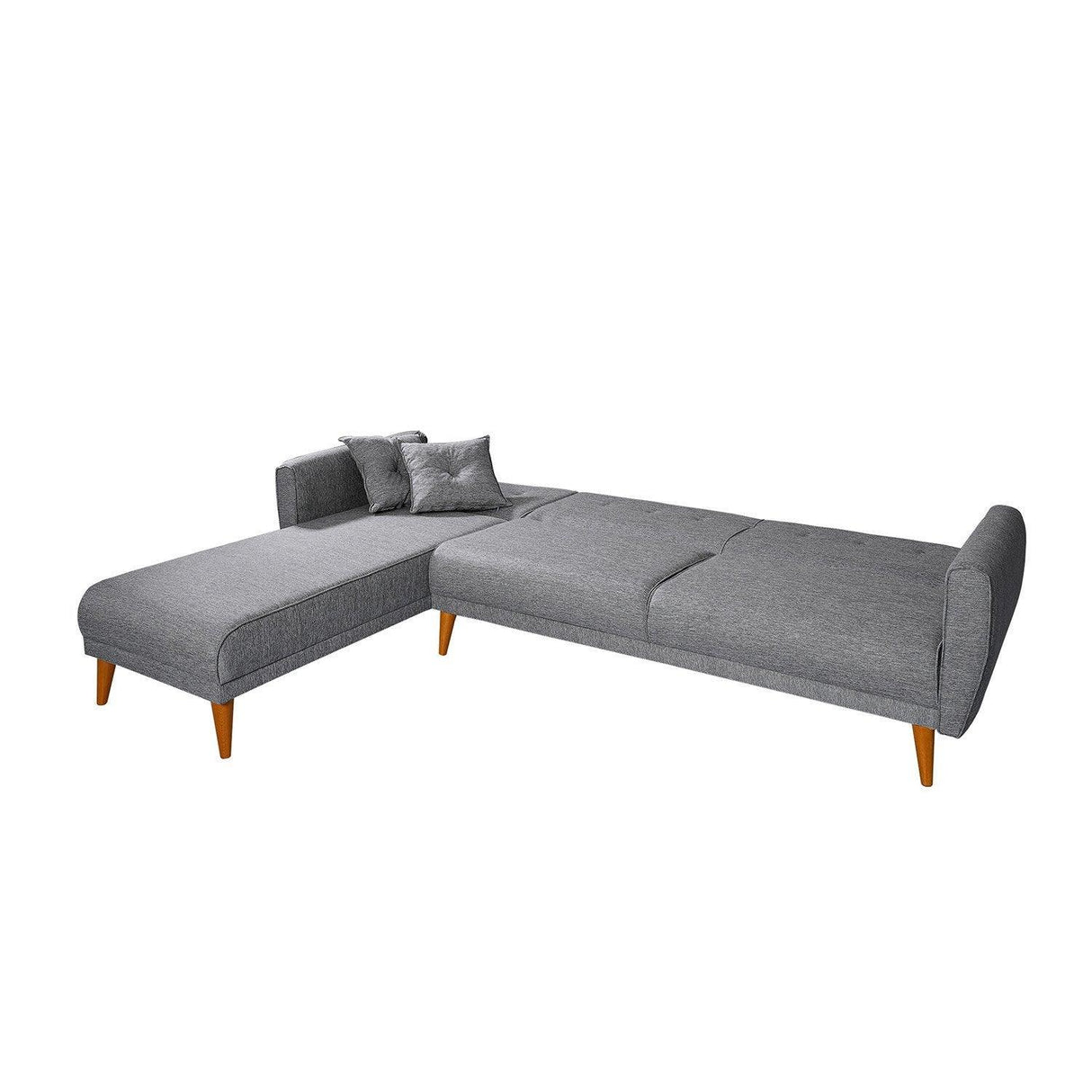 Canapea extensibilă Aria, Colț, Diverse culori, 277x175x86 cm - Gri închis | SKU: 867UNQ1410 | Canapea extensibilă Aria, Colț, 277x175x86 cm, varianta Gri închis, produs pentru amenajarea locuinței, disponibil online în România la CasaMob