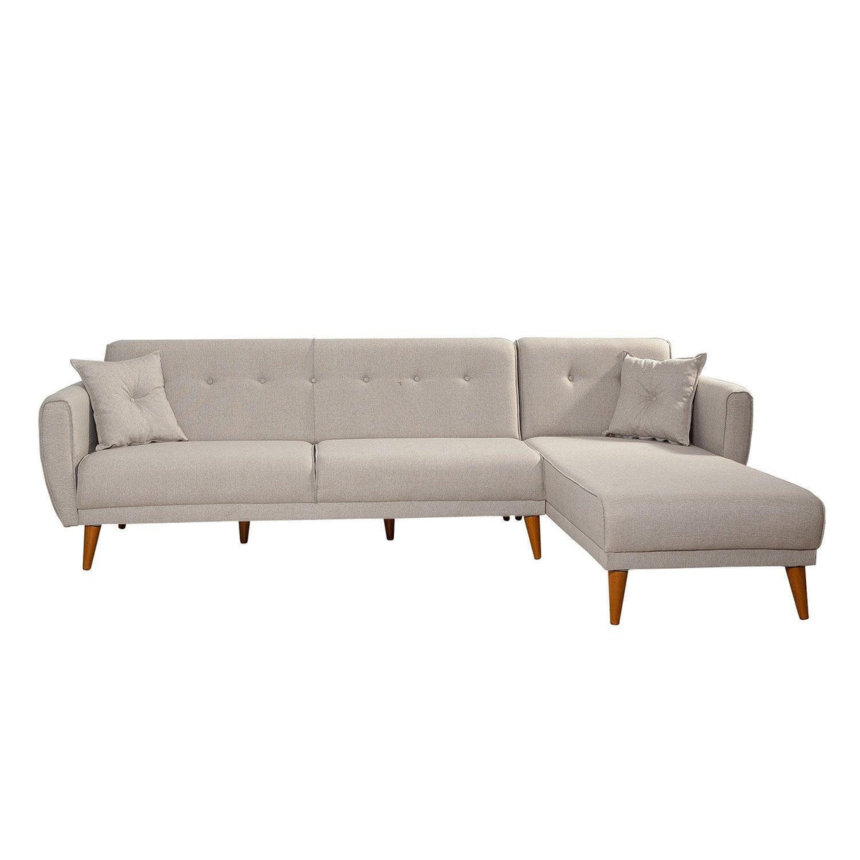 Canapea extensibilă Aria, Colț, Diverse culori, 277x175x86 cm - Crem | SKU: 867UNQ1411 | Canapea extensibilă Aria, Colț, 277x175x86 cm, varianta Crem, produs pentru amenajarea locuinței, disponibil online în România la CasaMob